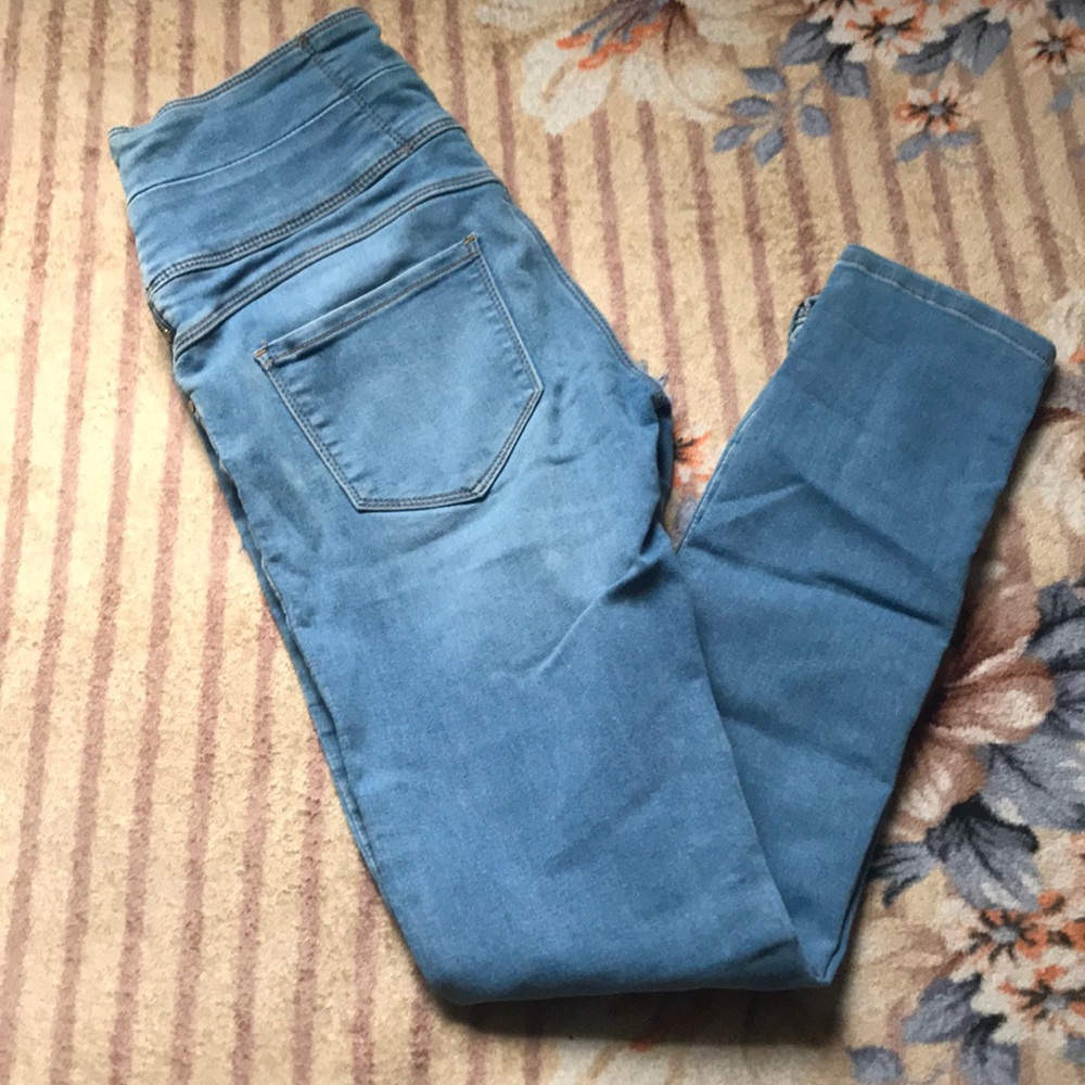 High rise jeans